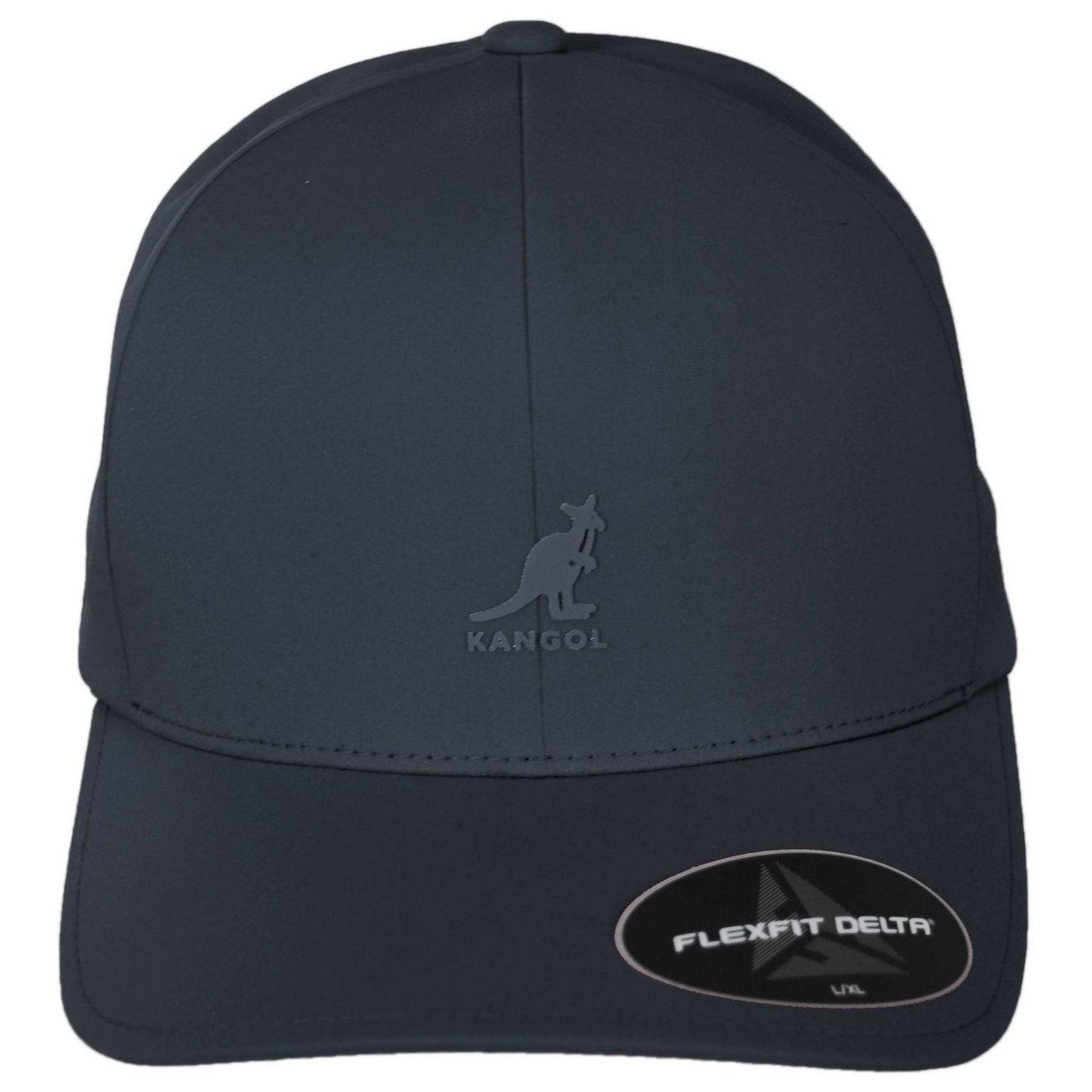 Kangol | Flexfit Delta Tech Fitted Baseball Cap | 201189 | front | DARK GREY
