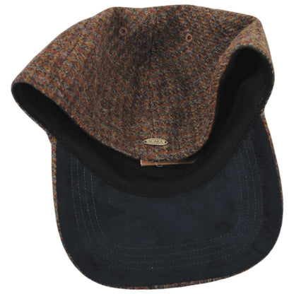 Scala | Adam Tweed Wool Blend Fitted Baseball Cap | 200185 | under | BROWN