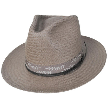 Bailey 1922 | Lachlan Raindura Straw Fedora Hat - Taupe | 127875T | lead | TAUPE