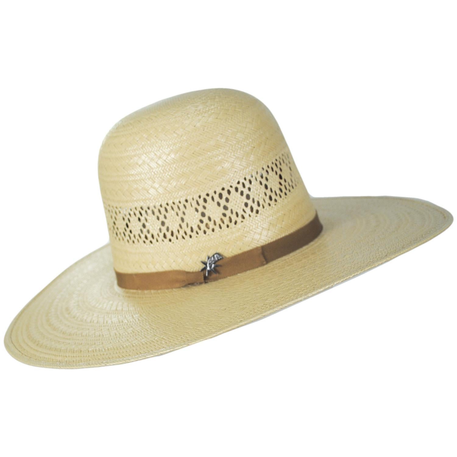 Bailey Western | Rosco 10X Shantung Straw Western Hat | 127946 | profile | LINEN