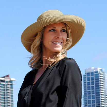 sur la tete | Traveler Toyo Straw Breton Sun Hat | 104200 | lsftwo | TOAST