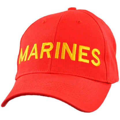 Village Hat Shop | Marines Snapback Baseball Cap | 222436 | lead | RED