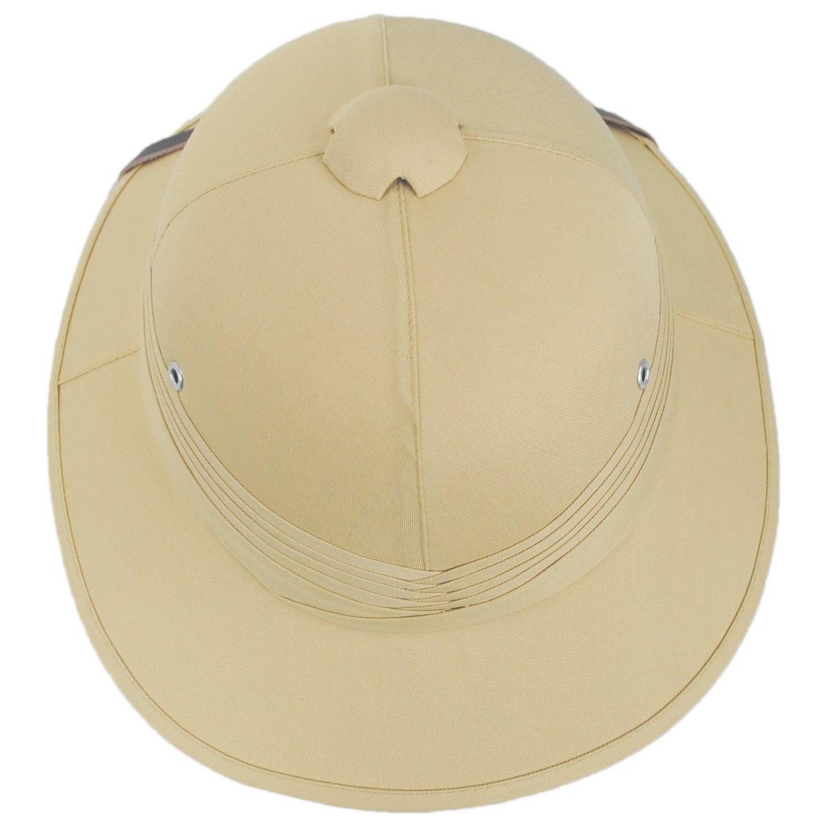 Village Hat Shop | Indian Pith Helmet | 155805 | top | KHAKI