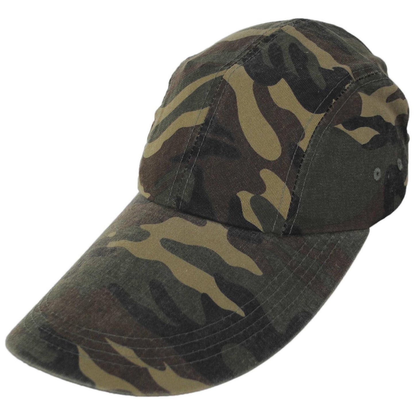 Village Hat Shop | VHS Long Bill Adjustable Baseball Cap | 222440 | lead | CAMOUFLAGE
