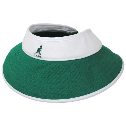 Kangol | Golf Sun Visor | 195606 | lead | GREEN/WHITE