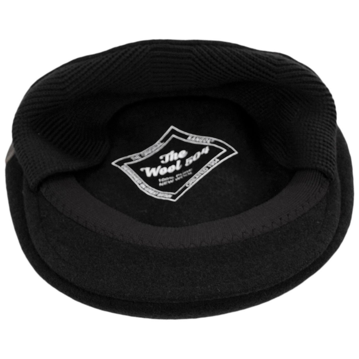 Kangol | Wool 504 Earflap Ivy Cap | 160816 | under | BLACK