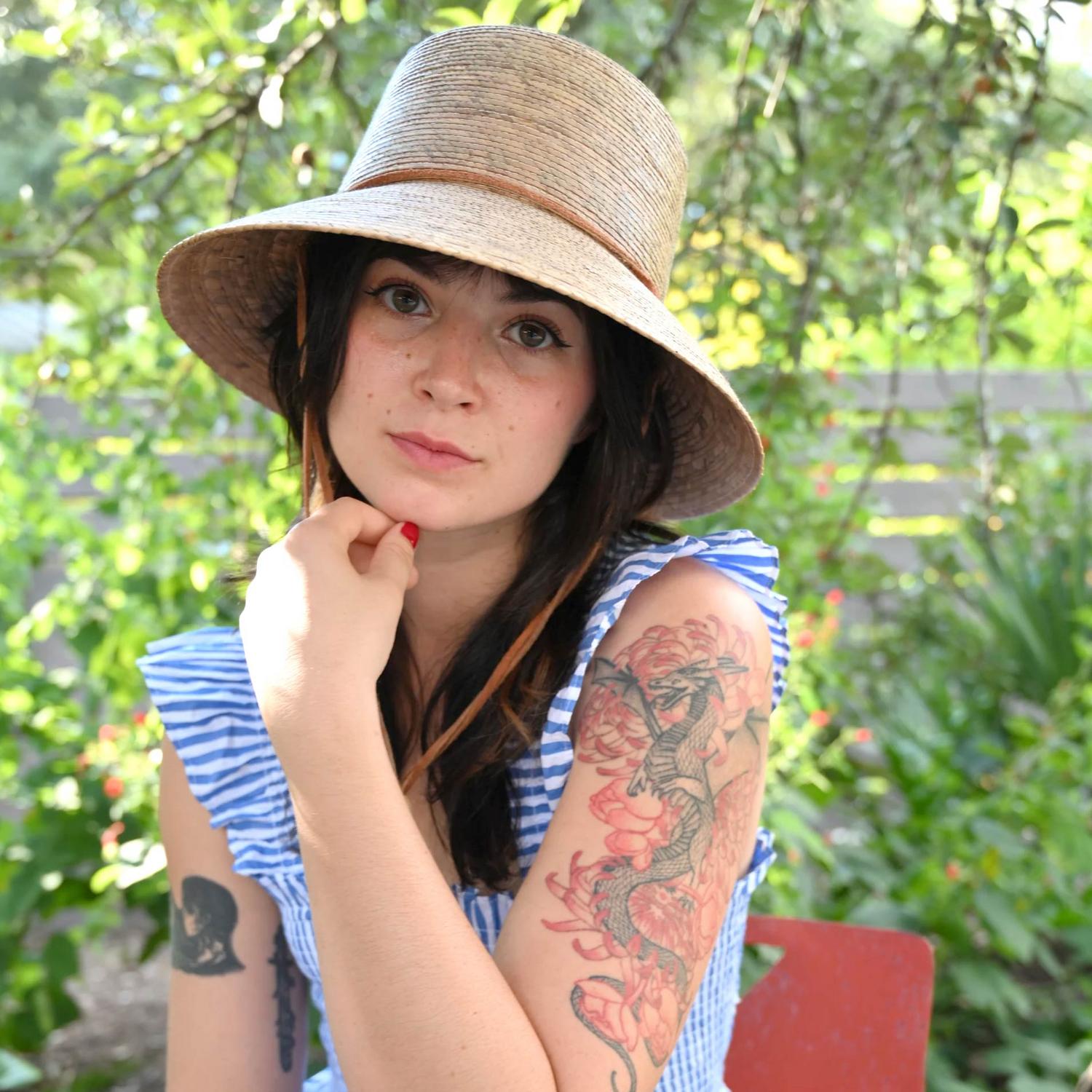 Tula Hats | Abby Palm Leaf Straw Cloche Hat | 102997 | lsfthree | NATURAL