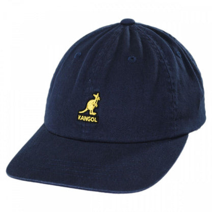 Kangol | Washed Cotton Strapback Baseball Cap Dad Hat | 201173 | lead | NAVY
