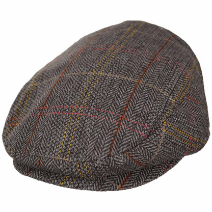 Jaxon Hats | Baby Tweed Wool Blend Ivy Cap | 512112 | lead | BROWN/GREY