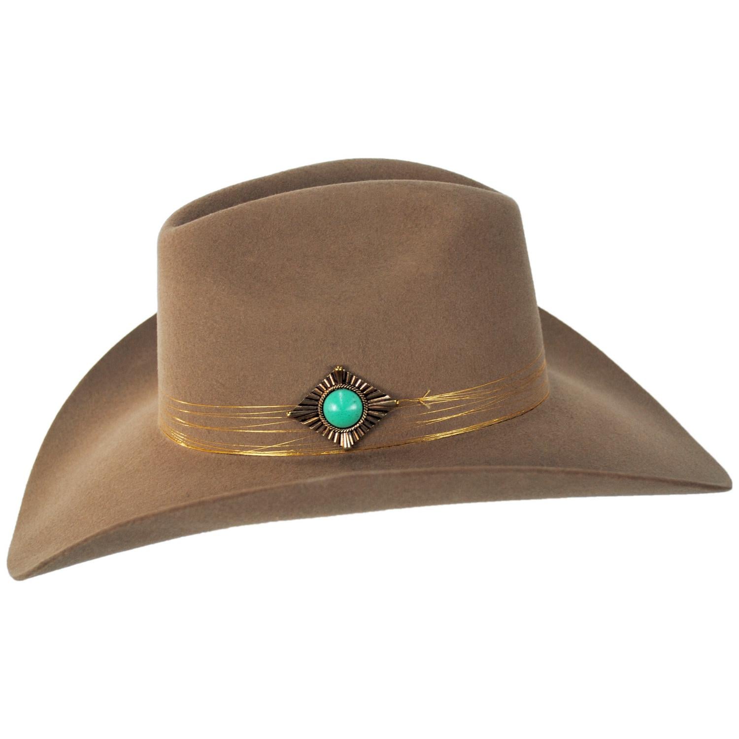 Charlie 1 Horse | Lainey Wilson Keep On Strumming Wool Felt Western Hat | 124963 | profile | FAWN