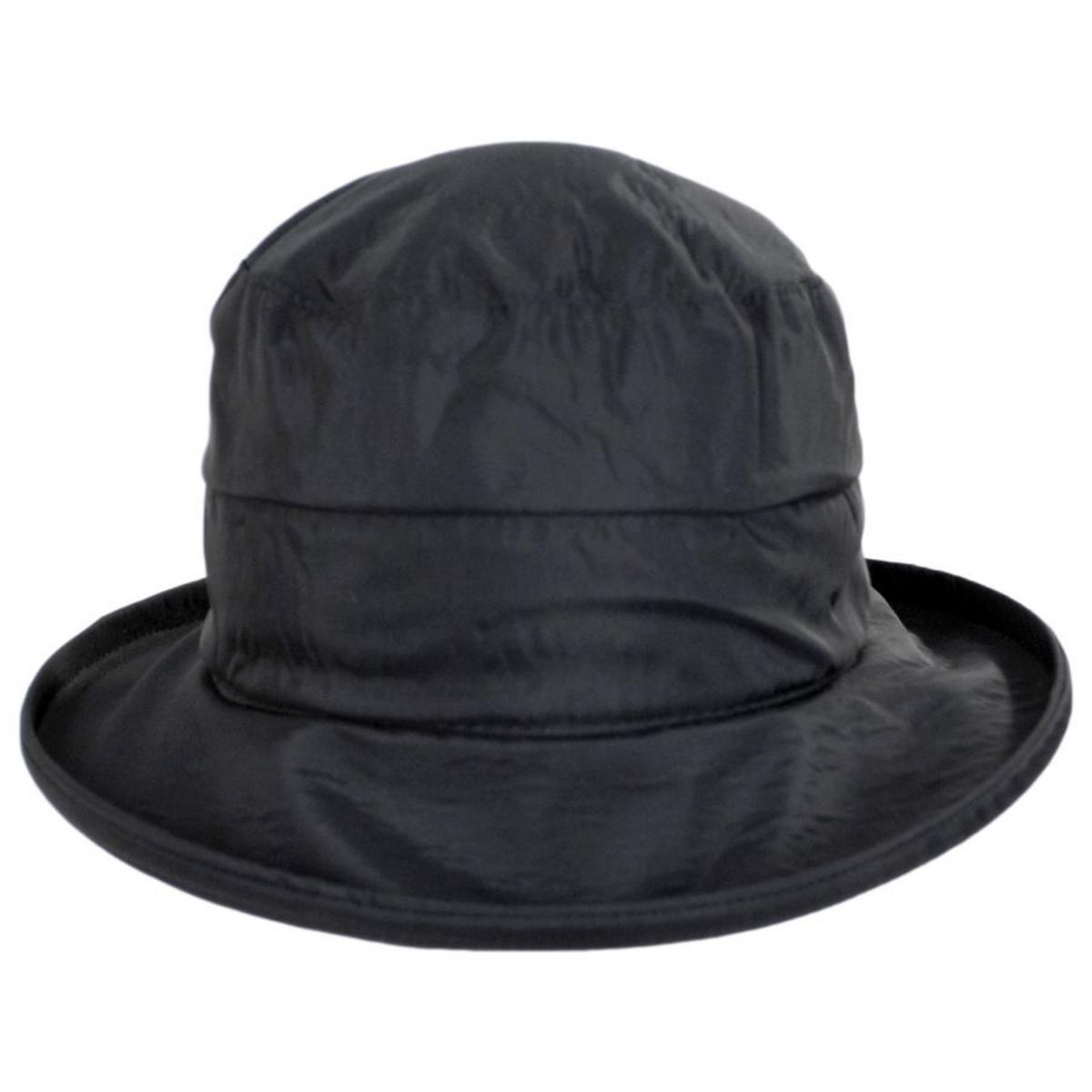 Scala | Hanover Cloche Rain Hat | 106408 | front | GREY