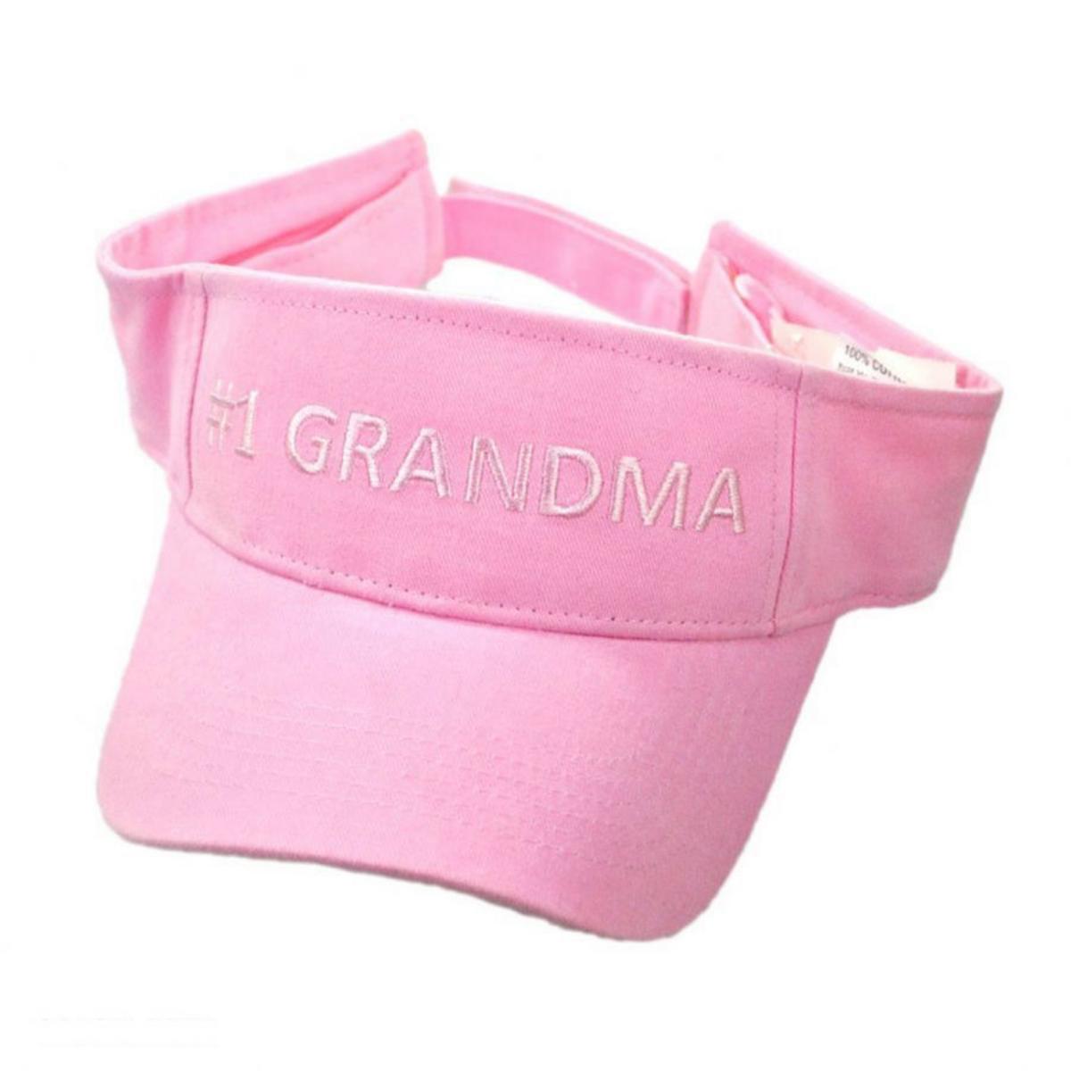 Village Hat Shop | #1 Grandma Cotton Adjustable Visor