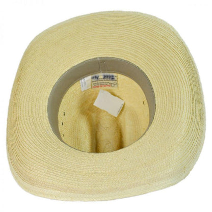 SunBody Hats | Cattleman Guatemalan Palm Leaf Straw Hat | 128204 | under | NATURAL