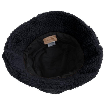Scala | Kirsten Berber Fleece Bucket Hat | 106431 | under | BLACK