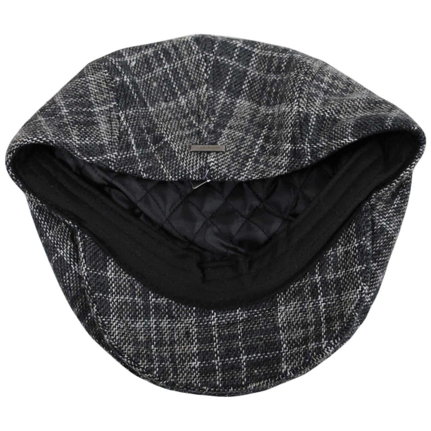 Dorfman Pacific | Alfie Plaid Ivy Cap | 160160 | under | BLACK