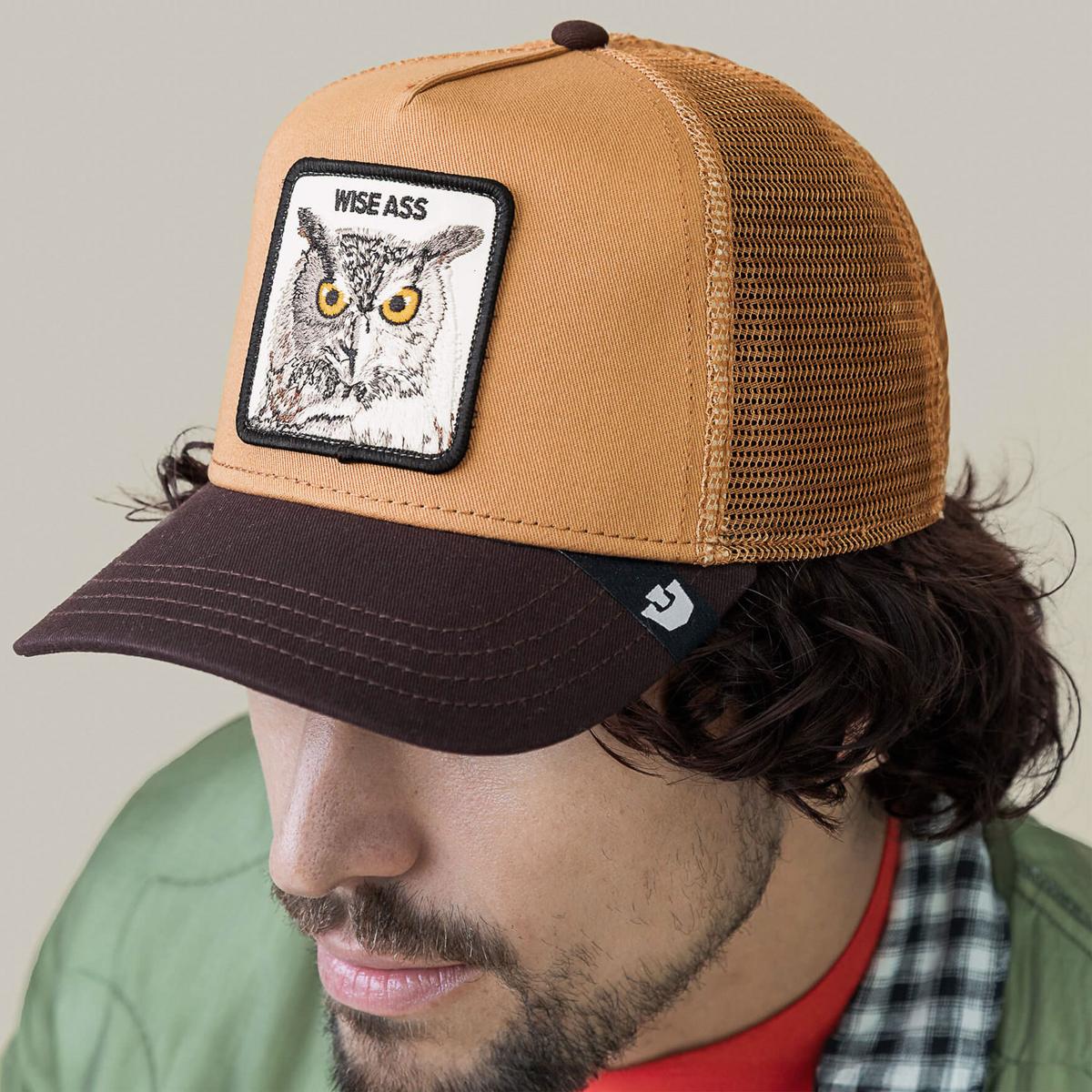 Goorin Bros | Wise Ass Mesh Trucker Snapback Baseball Cap | 200391 | lsmone | HEAT/GROUND