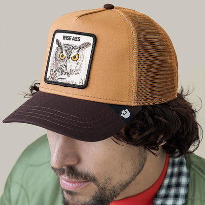 Goorin Bros | Wise Ass Mesh Trucker Snapback Baseball Cap | 200391 | lsmone | HEAT/GROUND