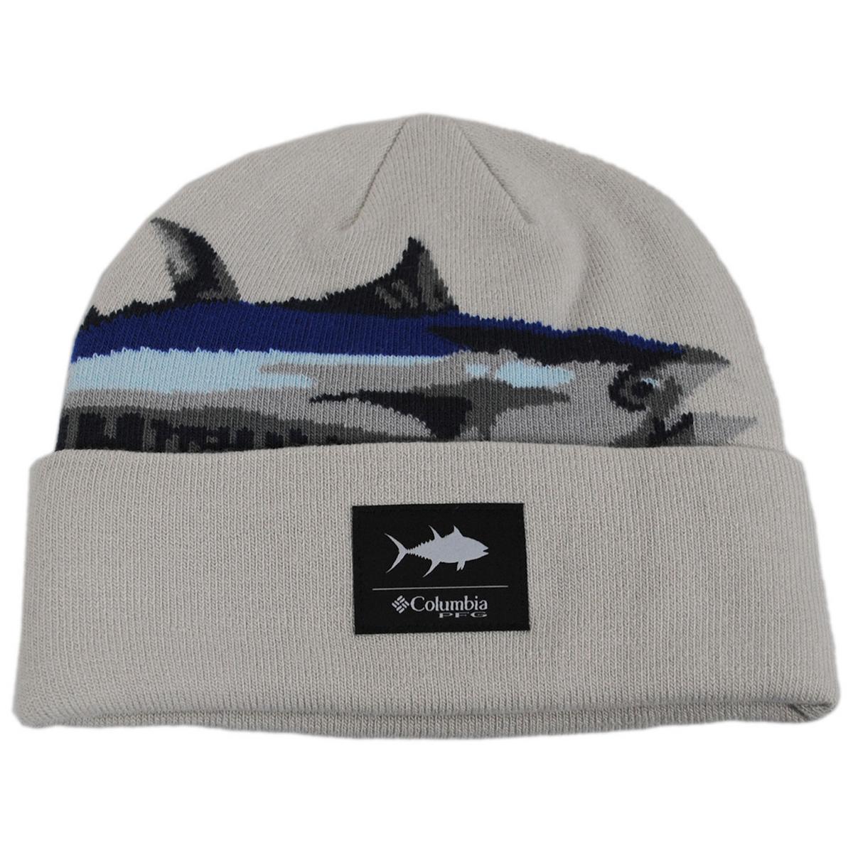 Columbia Sportswear | PFG Fall River Acrylic Knit Beanie Hat | 500747 | lead | COOL GREY