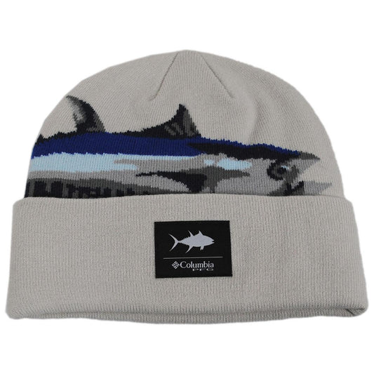 Columbia Sportswear | PFG Fall River Acrylic Knit Beanie Hat | 500747 | lead | COOL GREY