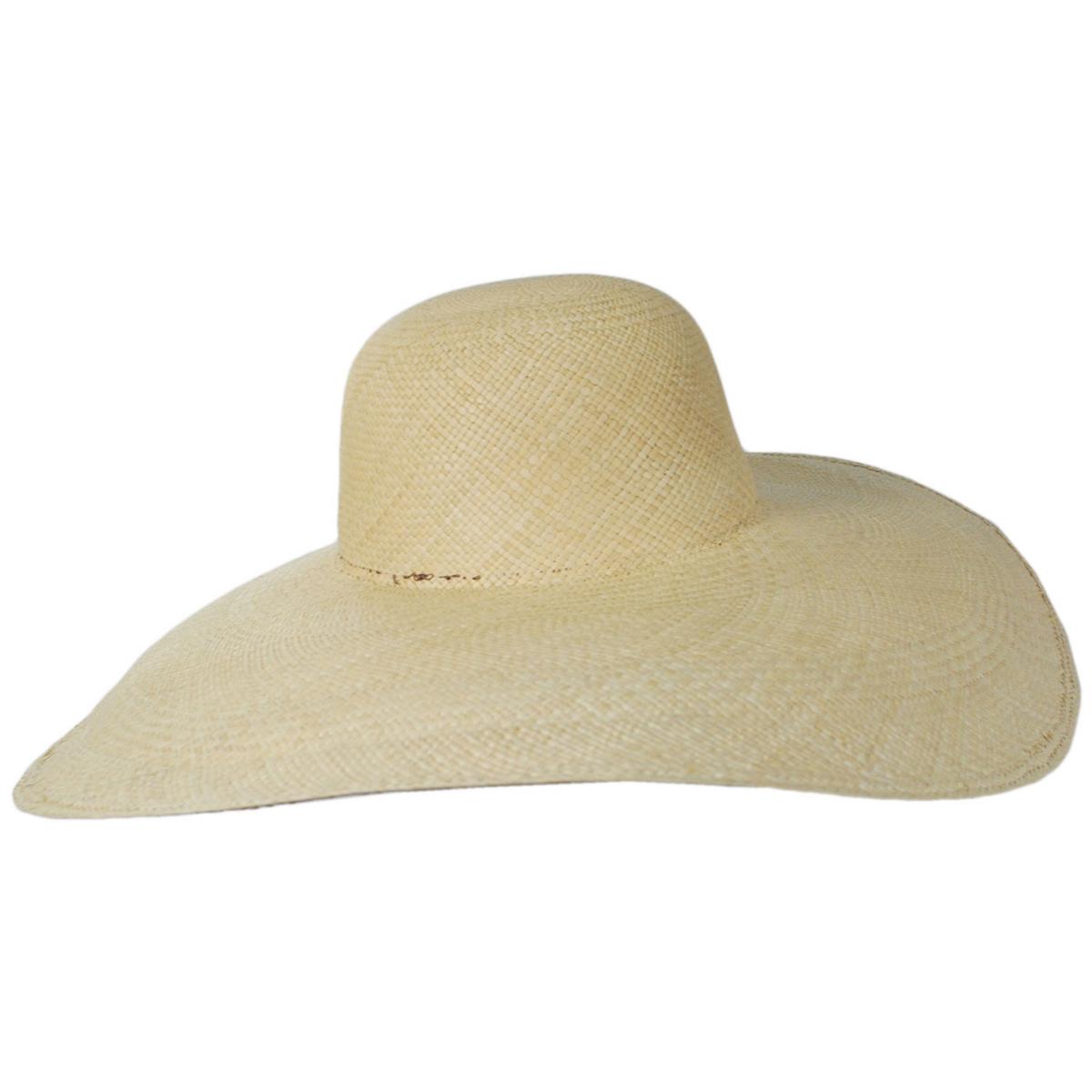 Ibiza Wide Brim Panama Straw Swinger Sun Hat