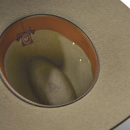 Akubra | Riverina Fur Felt Australian Western Hat | 131710 | detailthree | BRAN