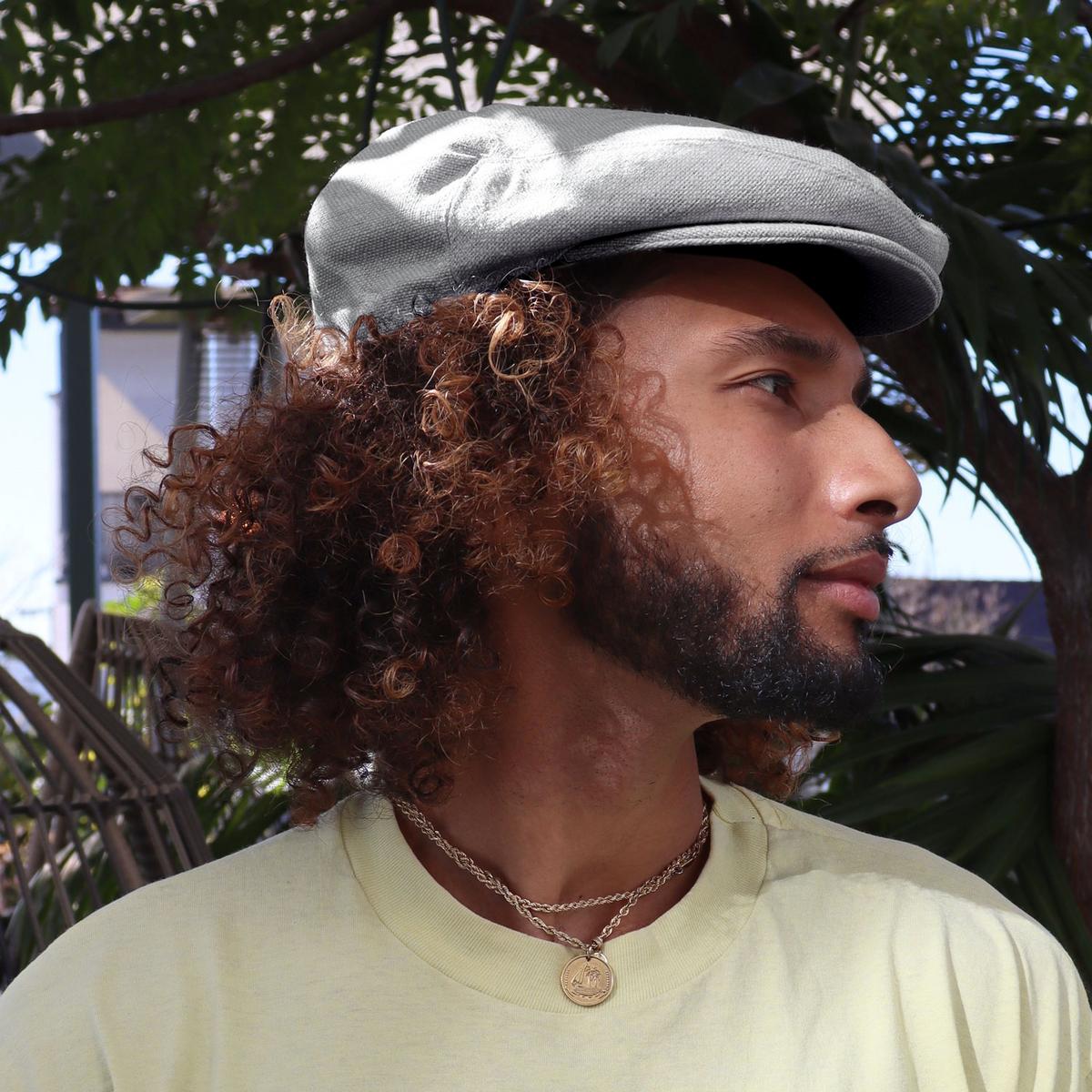Jaxon Hats | Cabrillo Tweed Wool Blend Ivy Cap | 167568 | lsmone | GREY