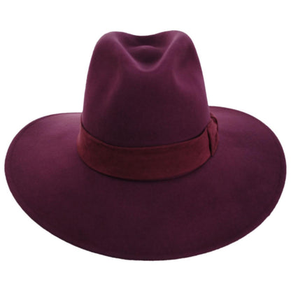 BRIXTON HATS | Layton Comfort Wool Felt Fedora Hat | 123930FW25 | front | PORT/PORT