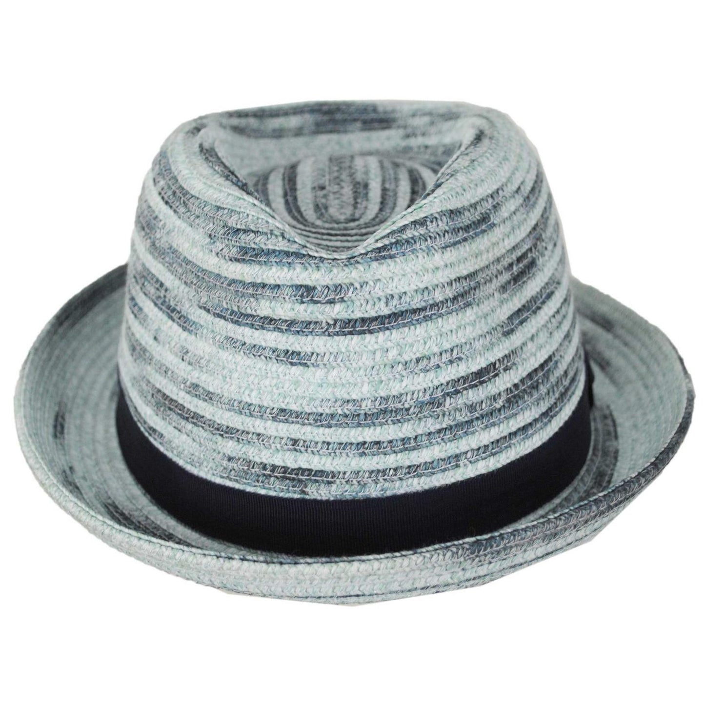 Bailey 1922 | Riggs Toyo Straw Trilby Fedora Hat | 127943 | front | BLUE