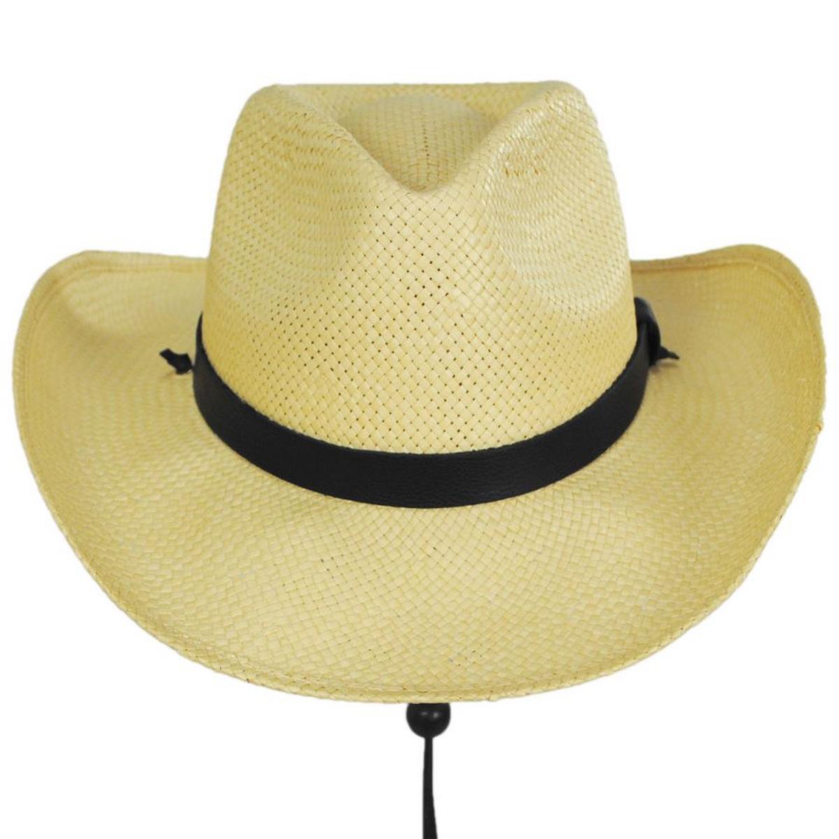 Jaxon Hats | El Cajon Toyo Straw Western Cowboy Hat | 129903 | front | NATURAL