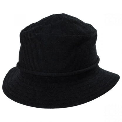 Parkhurst | Beach Cotton Knit Bucket Hat | 187151 | lead | BLACK