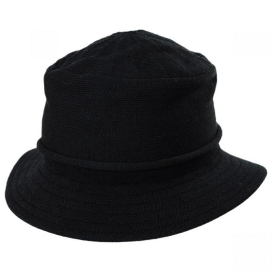 Parkhurst | Beach Cotton Knit Bucket Hat | 187151 | lead | BLACK