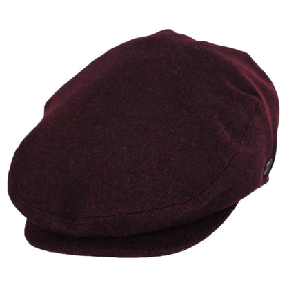 Jaxon Hats | Harlem Wool Blend Ivy Cap | 167733D | lead | BURGUNDY
