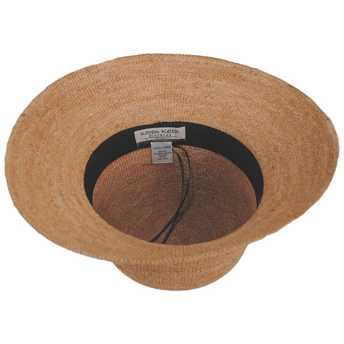 Karen Keith | Casablanca Cove Raffia Crochet Straw Sun Hat | 102239 | under | TOAST