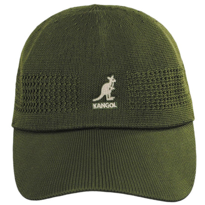 Kangol | Tropic Ventair Spacecap Fitted Baseball Cap | 201105 | front | ARMY GREEN