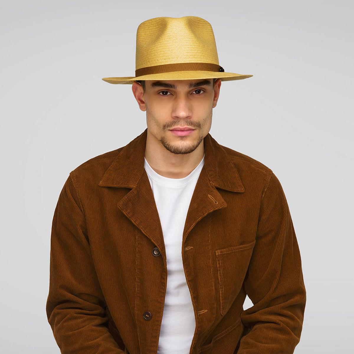 Bailey 1922 | Brice Shantung LiteStraw Fedora Hat | 127924 | lsmone | SAND