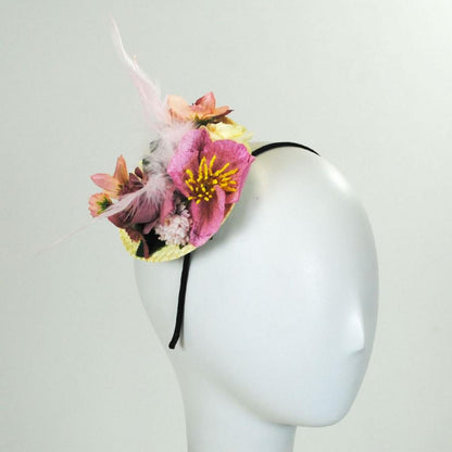 Jeanne Simmons | Pique Nique Fascinator | 120736 | lead | PINK