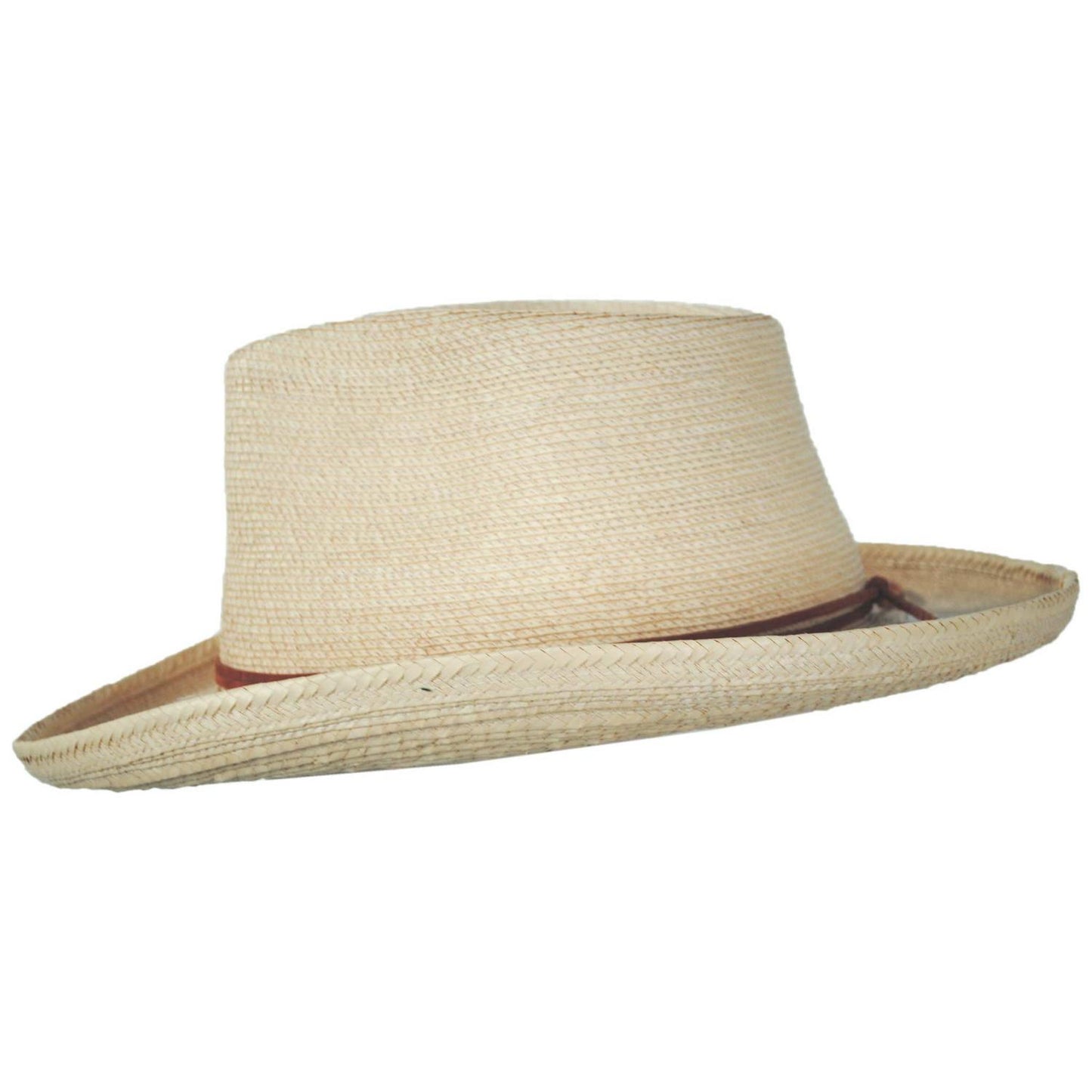 SunBody Hats | Outlaw Guatemalan Fine Palm Leaf Straw Hat | 128212 | profile | NATURAL