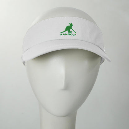 Kangol | Kangolf Cotton Visor | 195608 | front | WHITE