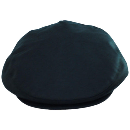 Baskerville Hat Company | Kensington Wool Twill Ivy Cap | 167666 | front | HUNTER GREEN