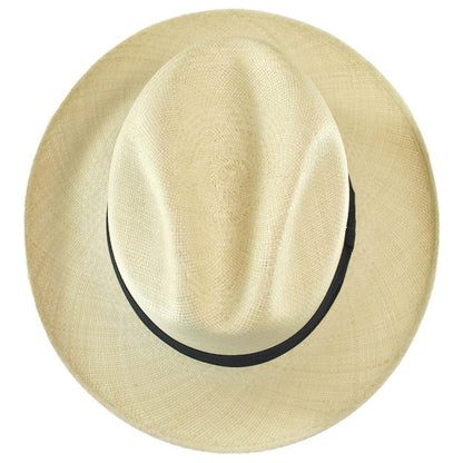 Jaxon Hats | Brisa Grade 8 Panama Straw Fedora Hat | 127121 | top | NATURAL
