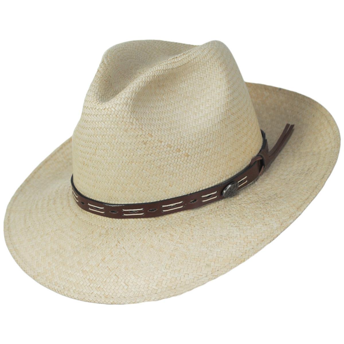 Bailey 1922 | Cutler Panama Straw Fedora Hat | 127807 | lead | NATURAL