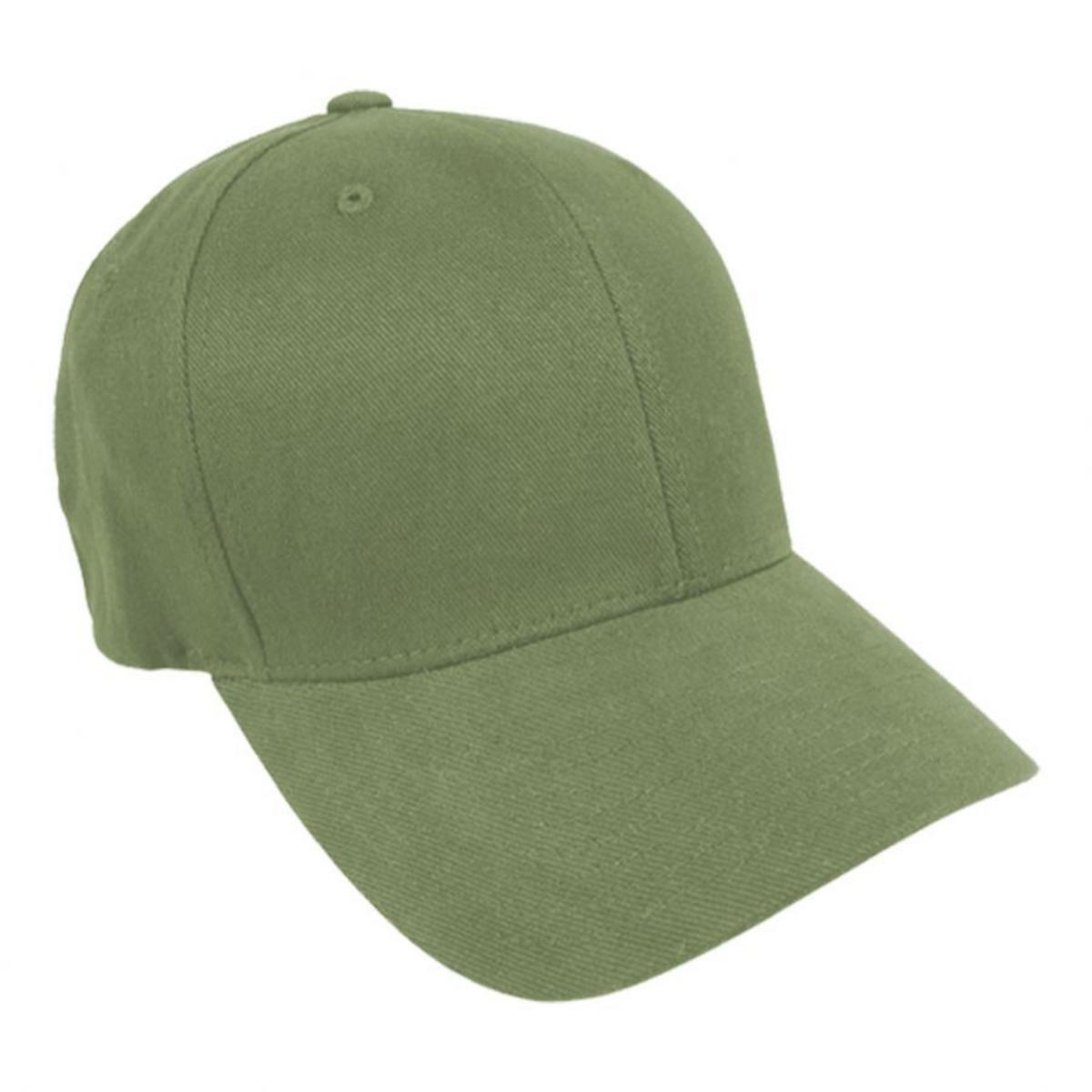 Flexfit | Brushed Twill MidPro FlexFit Fitted Baseball Cap | 221500 | lead | PINE