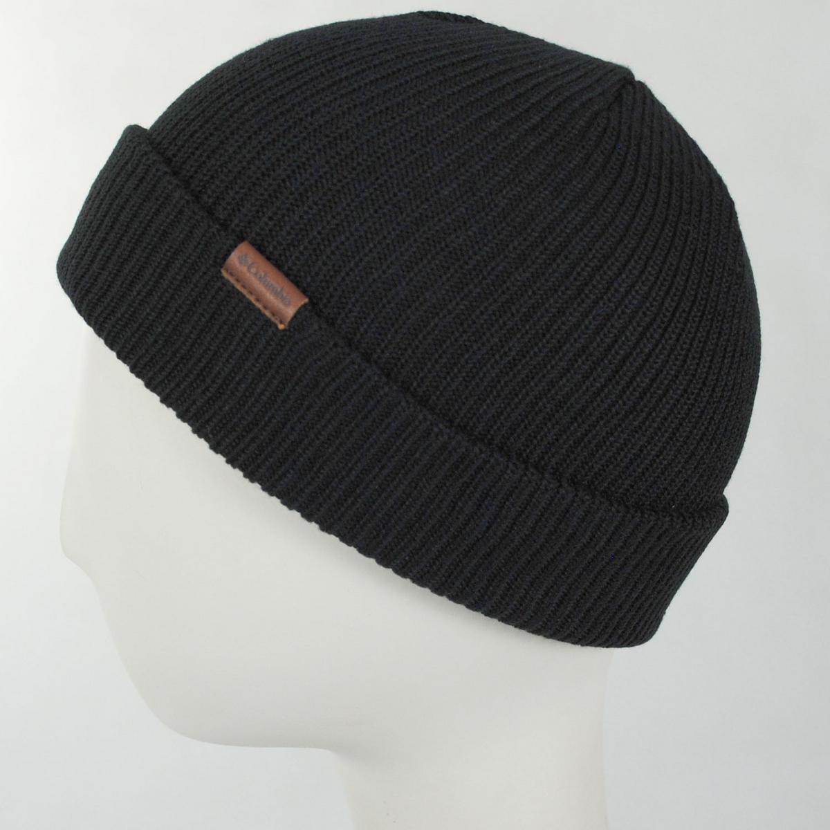 Columbia Sportswear | Portside Fisherman Beanie Hat | 500742 | profile | BLACK