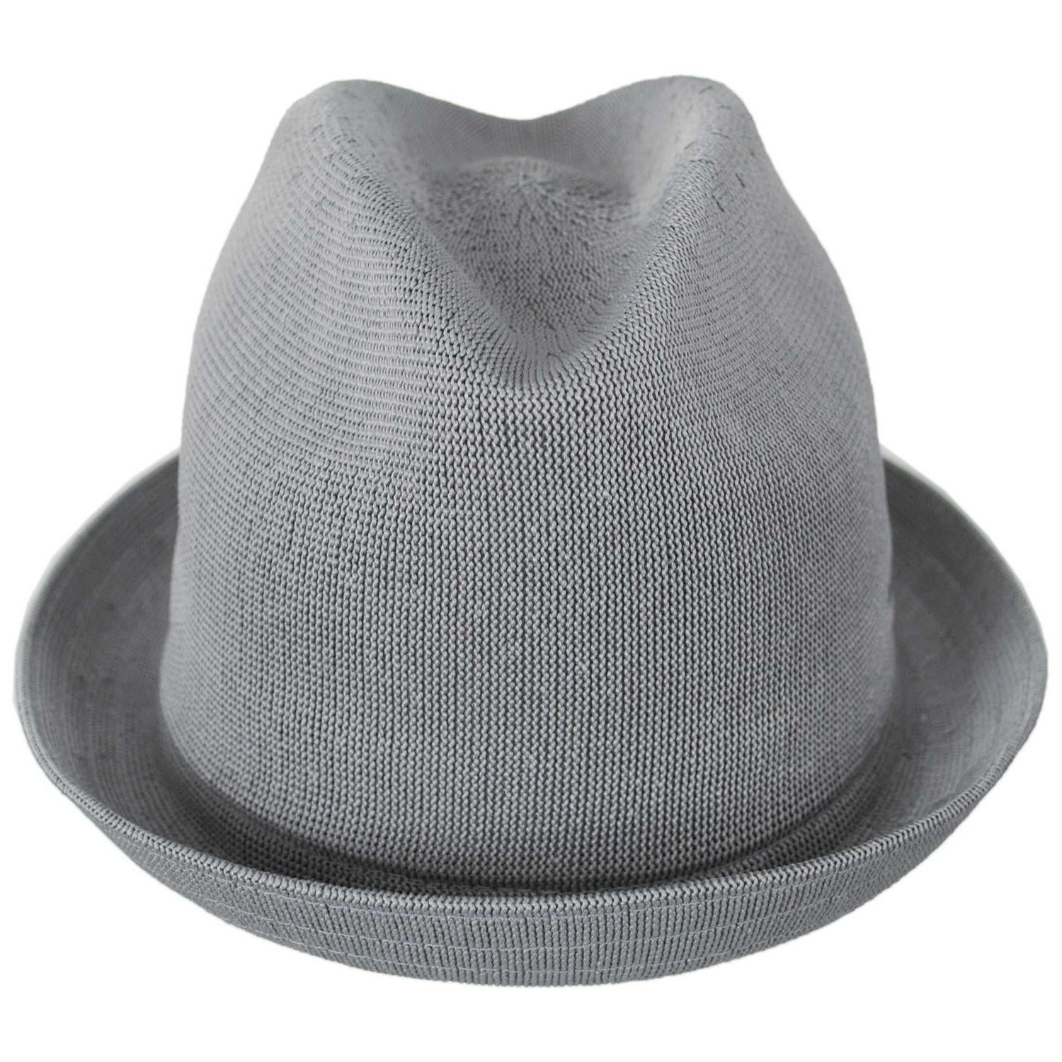 Kangol | Tropic Playa Stingy Brim Fedora Hat | 140518 | front | GREY
