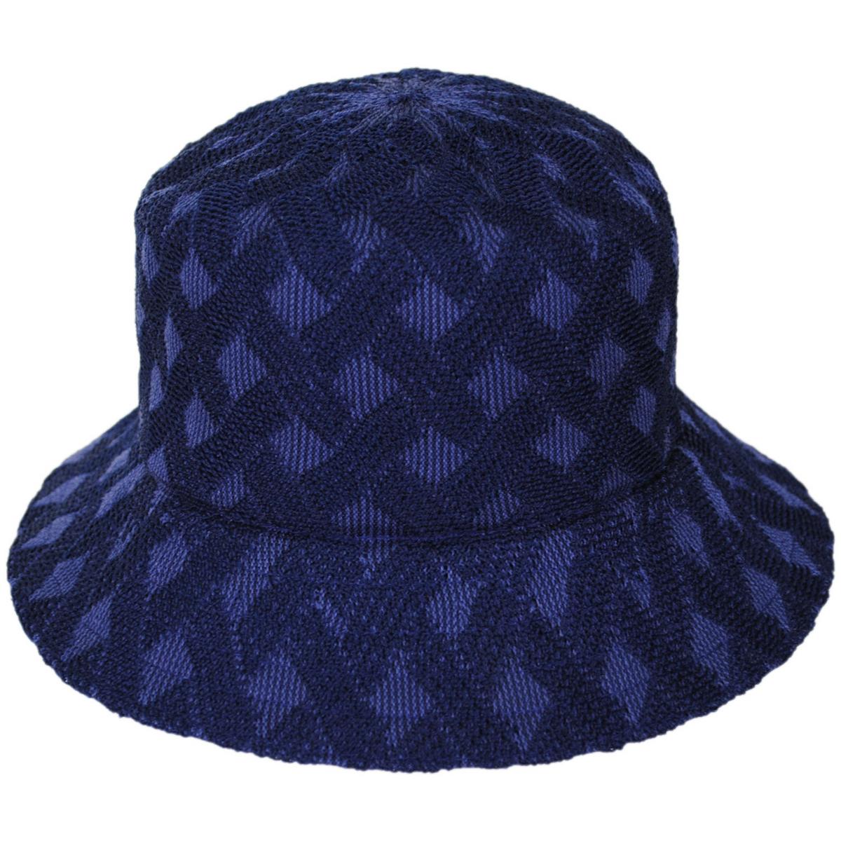 Kangol | Cross Weave Bucket Hat | 185837 | front | HAZY INDIGO