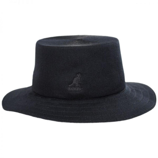 Kangol | Tropic Rap Bucket Hat | 185732 | front | BLACK