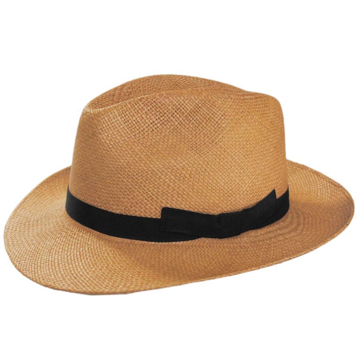 Bigalli | Dante Panama Straw Fedora Hat | 129248 | profile | PUTTY