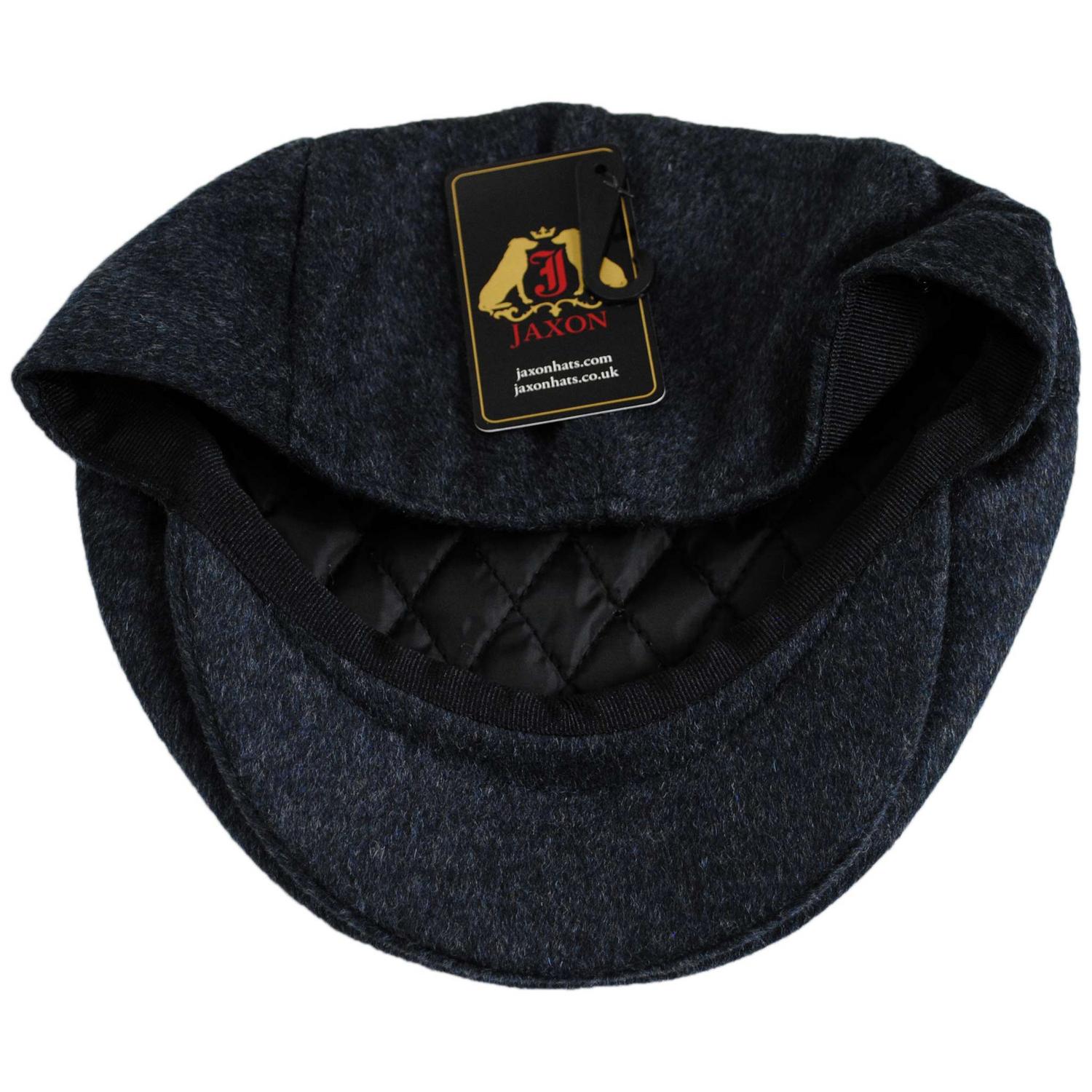 Jaxon Hats | Pure Wool Ivy Cap | 167768 | under | CHARCOAL