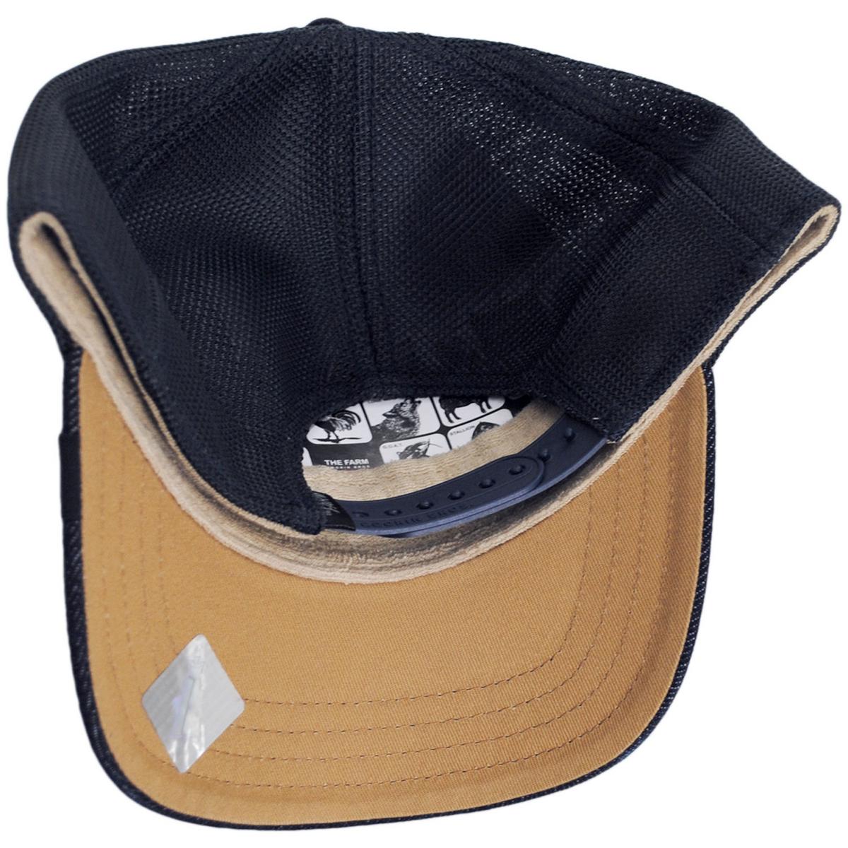 Goorin Bros | Black Panther Trucker Snapback Baseball Cap - Retired | 200437R | under | DARK NAVY