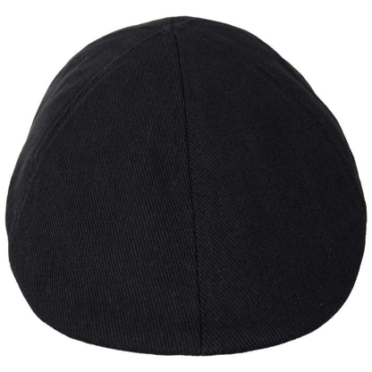 Jaxon Hats | Cotton Twill Duckbill Cap | 167739 | front | BLACK